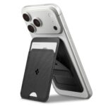SUPORTE DE CARTÕES MAGNÉTICO UNIVERSAL SPIGEN S314-1 SLIM FOLD TRIPOD MAGSAFE PRETO - Imagem 12