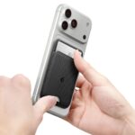 SUPORTE DE CARTÕES MAGNÉTICO UNIVERSAL SPIGEN S314-1 SLIM FOLD TRIPOD MAGSAFE PRETO - Imagem 2