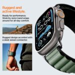 CORREA SPIGEN WBF1 APPLE WATCH 8 / 9 / 10 / 11 / SE / ULTRA (44 / 45 / 46 / 49 MM) NEGRO/VERDE - Imagen 7