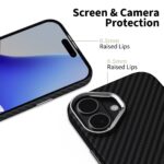 TECH-PROTECT ION CARBON MAGSAFE IPHONE 17 PRETO/PRATEADO - Imagem 5