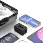 ADAPTADOR DE VIAGEM TECH-PROTECT TA300 UE / RU / EUA / AU PRETO - Imagem 6