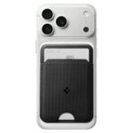 SUPORTE DE CARTÕES MAGNÉTICO UNIVERSAL SPIGEN S314-1 SLIM FOLD TRIPOD MAGSAFE PRETO - Imagem 7