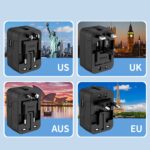ADAPTADOR DE VIAGEM TECH-PROTECT TA300 UE / RU / EUA / AU PRETO - Imagem 8